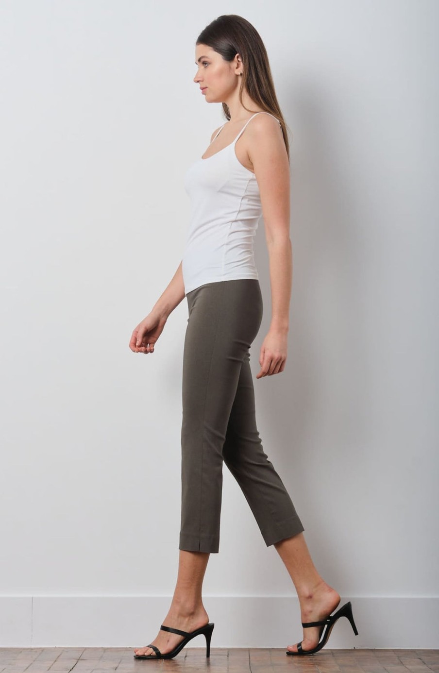 Pants | AVENUE MONTAIGNE Brigitte Signature Olive Green