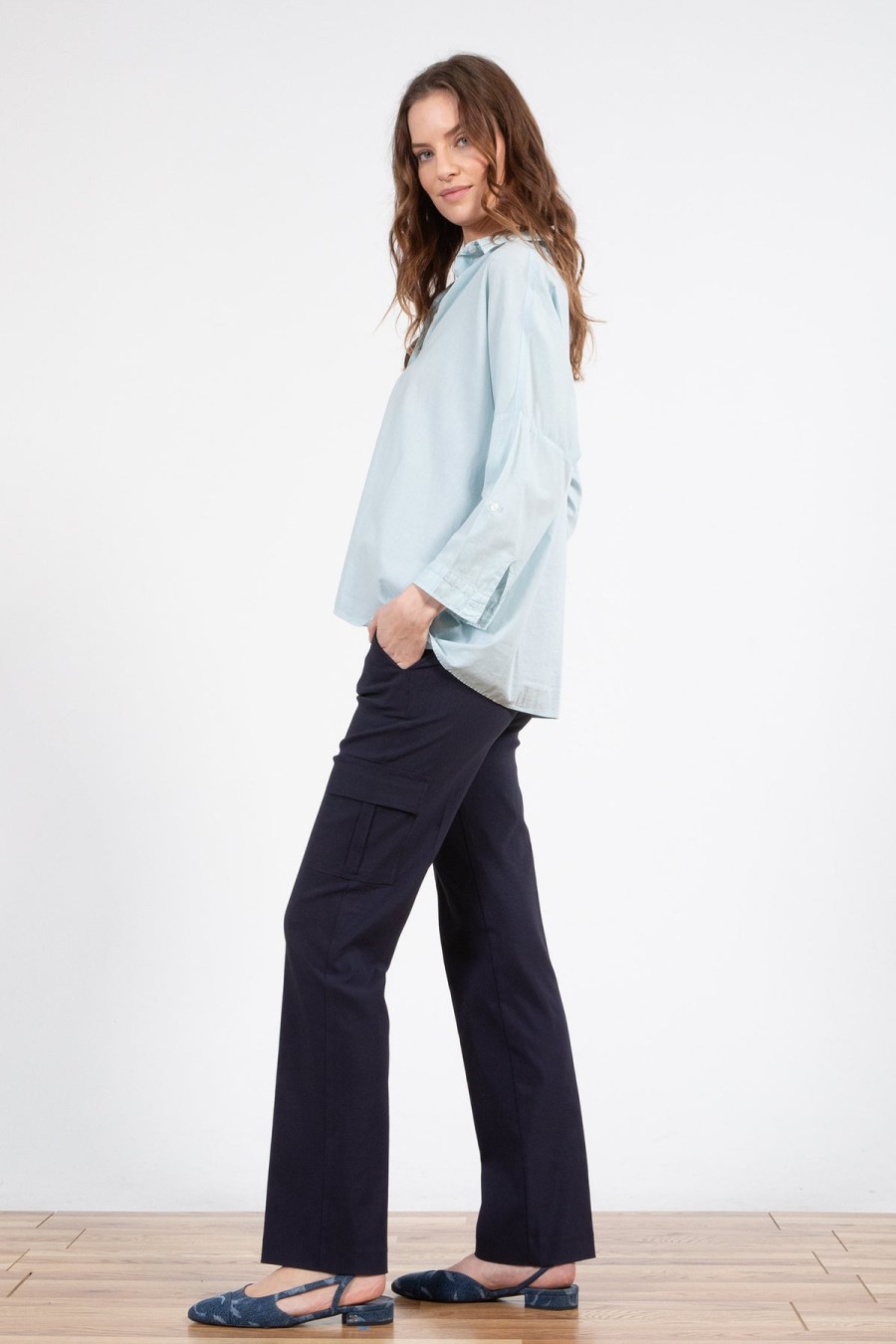 Pants | AVENUE MONTAIGNE Kool Signature Navy