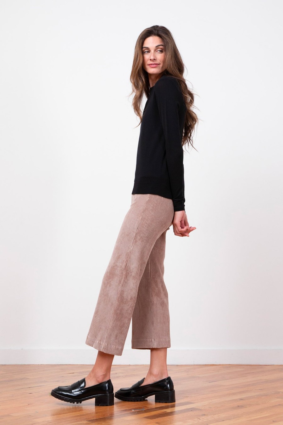 Pants | AVENUE MONTAIGNE Alex Corduroy Cappuccino