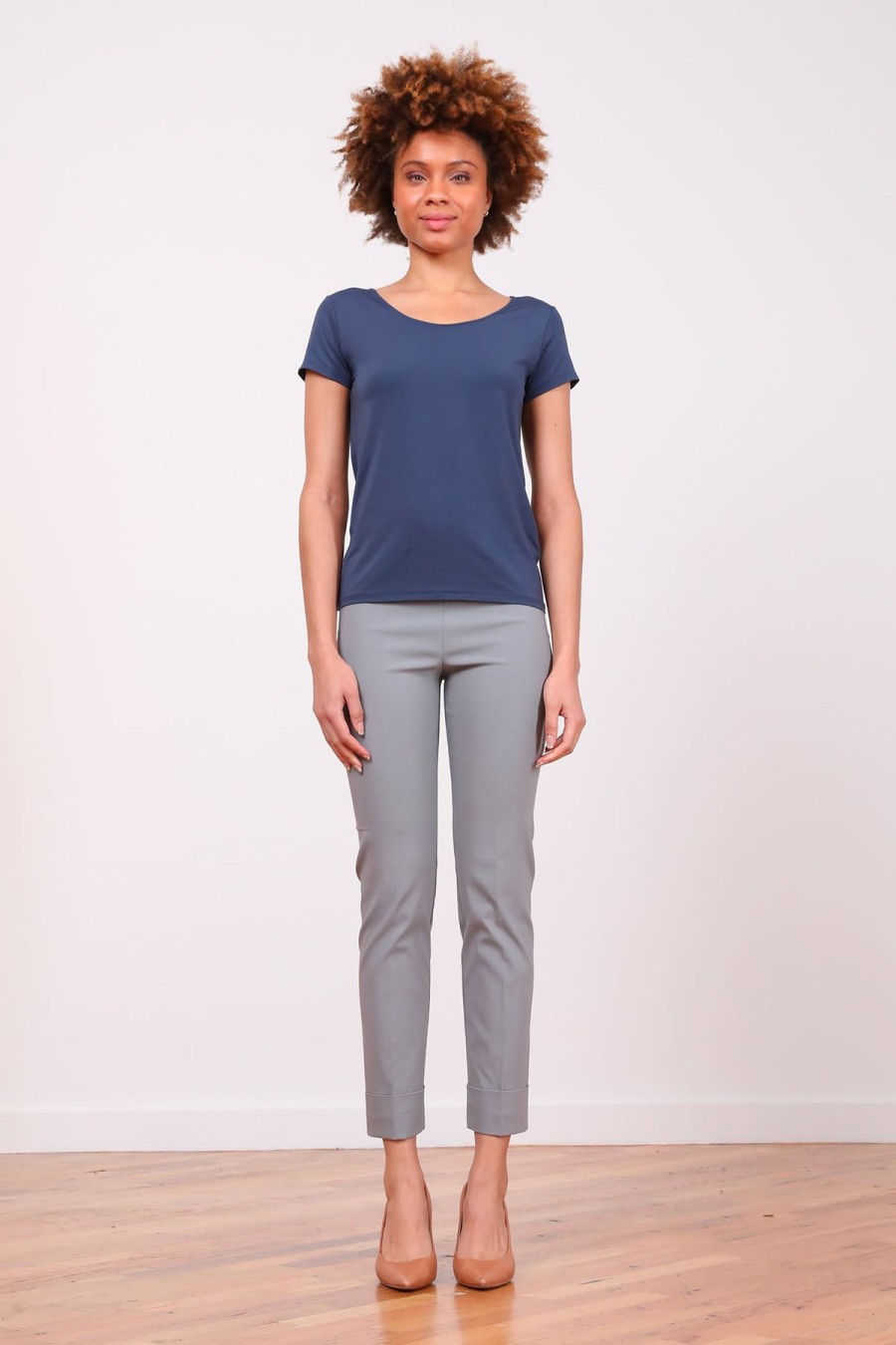 Pants | AVENUE MONTAIGNE Franco Signature Light Grey