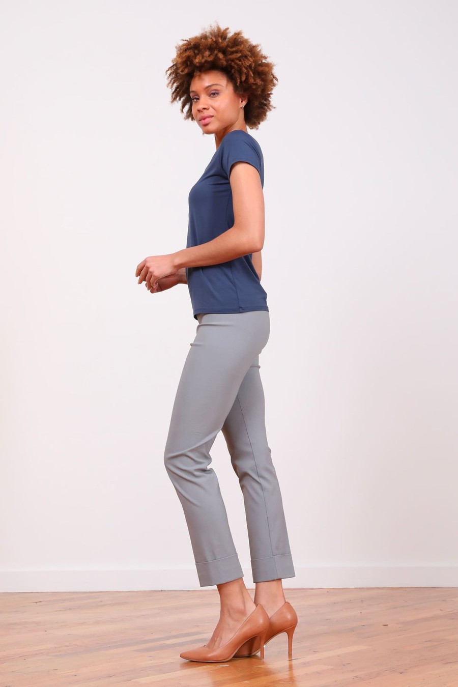 Pants | AVENUE MONTAIGNE Franco Signature Light Grey