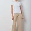 Pants | AVENUE MONTAIGNE Flavia Linen Khaki