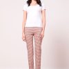 Pants | AVENUE MONTAIGNE Oliver Check Cognac