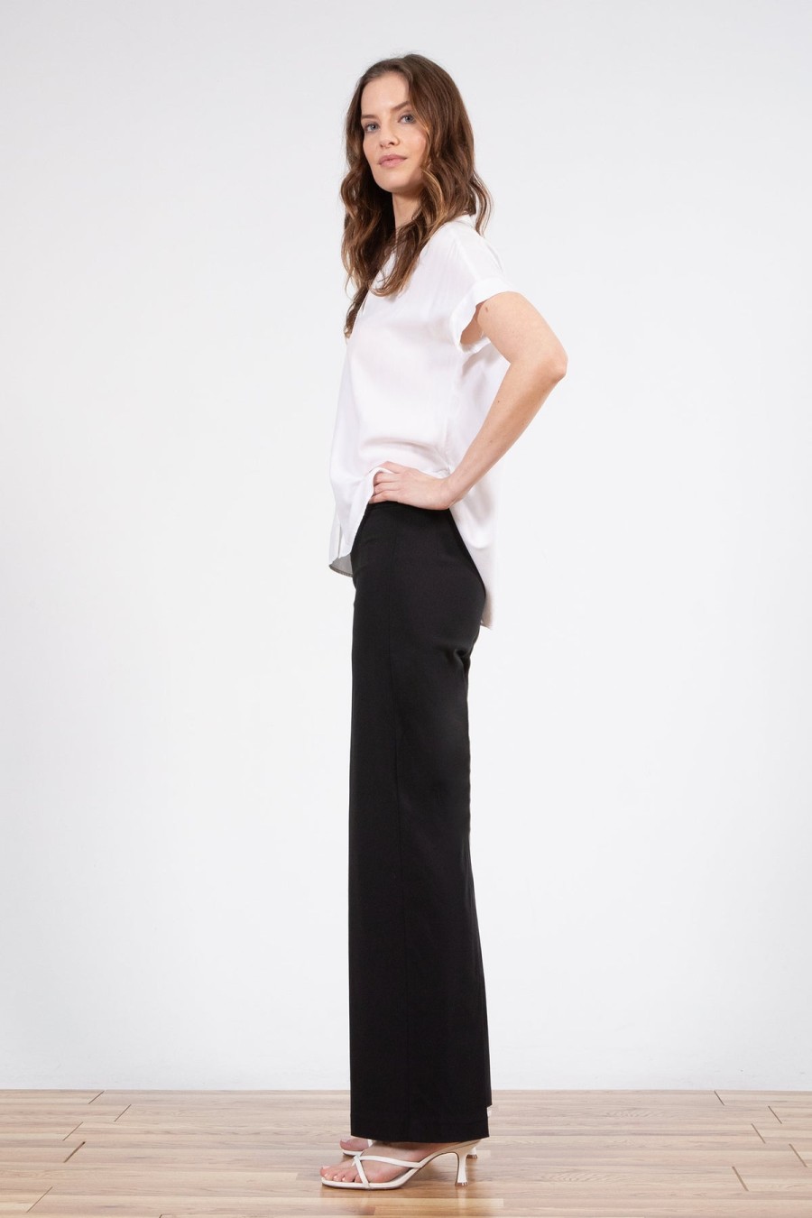 Pants | AVENUE MONTAIGNE Flavia Signature Black