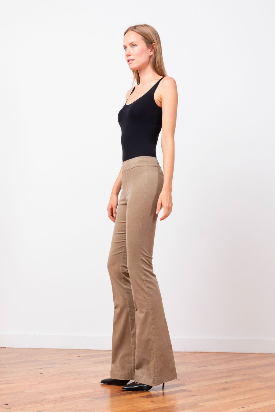 Pants | AVENUE MONTAIGNE Bellini Fine Corduroy Beige