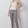 Pants | AVENUE MONTAIGNE Lulu Signature Light Grey