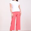 Pants | AVENUE MONTAIGNE Alex Linen Coral