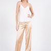 Pants | AVENUE MONTAIGNE Flavia Satin Champagne