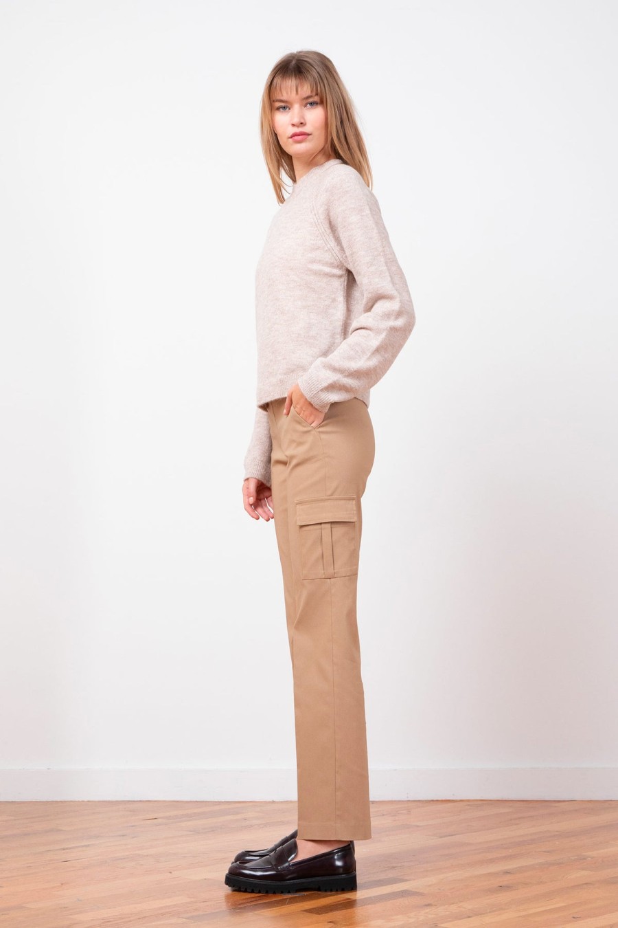 Pants | AVENUE MONTAIGNE Kool Signature Camel