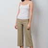 Pants | AVENUE MONTAIGNE Alex Linen Khaki