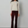 Pants | AVENUE MONTAIGNE Bellini Velvet Wine