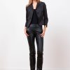 Pants | AVENUE MONTAIGNE Louis Pleather Black