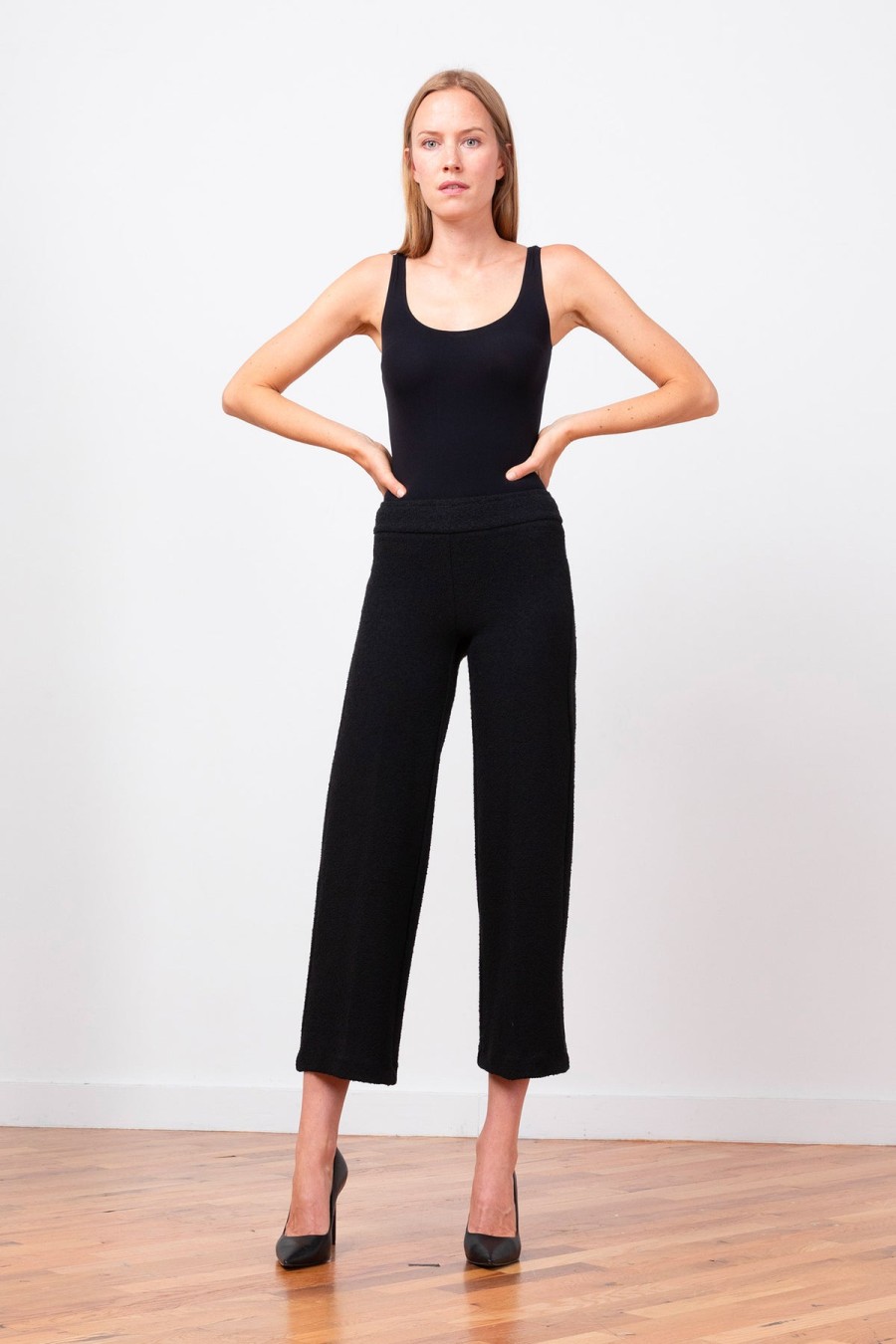 Pants | Avenue Montaigne Alex Boucle Black