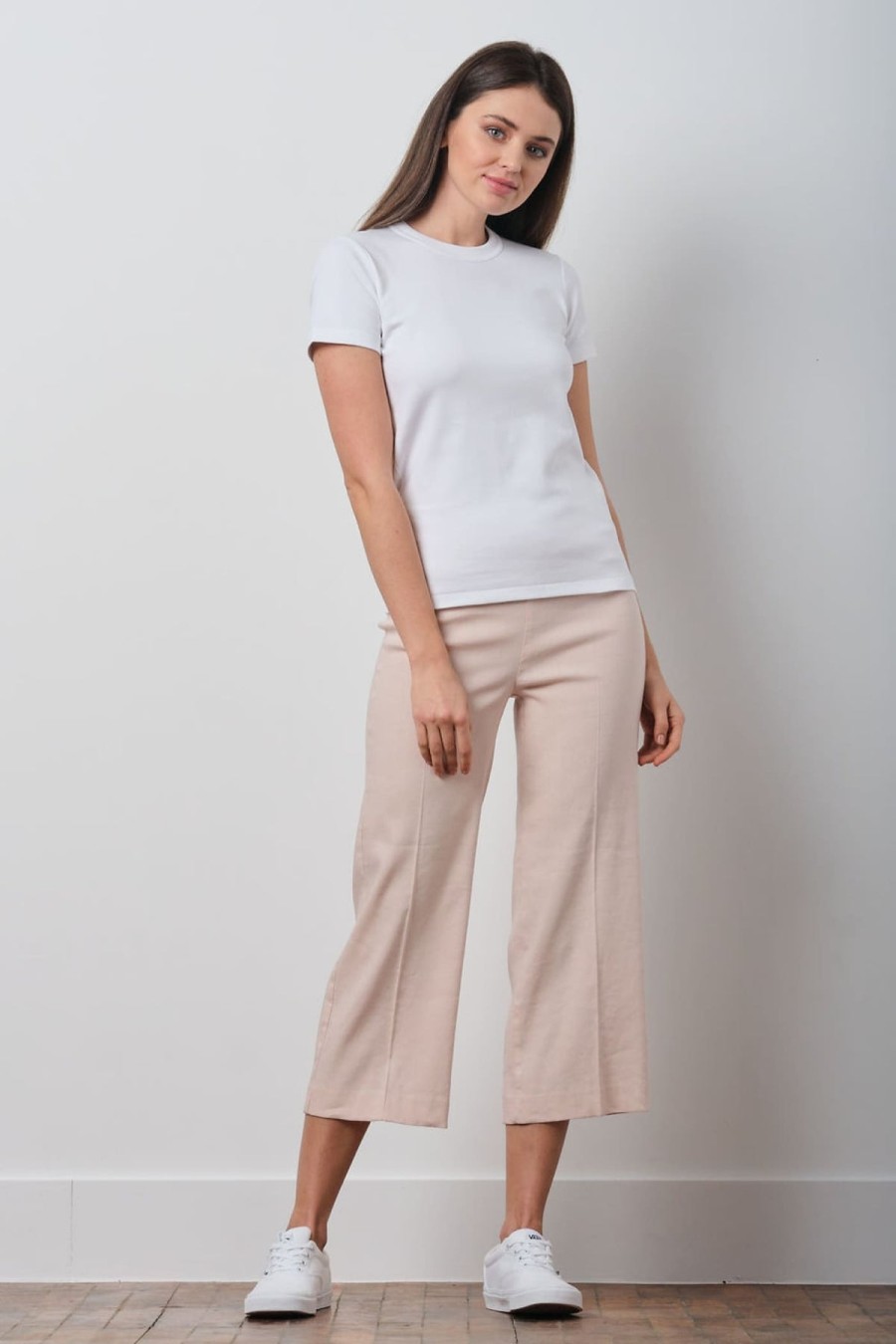 Pants | AVENUE MONTAIGNE Alex Linen Blush