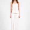 Pants | AVENUE MONTAIGNE Flavia White Denim