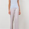 Pants | Avenue Montaigne Flavia Linen Light Grey