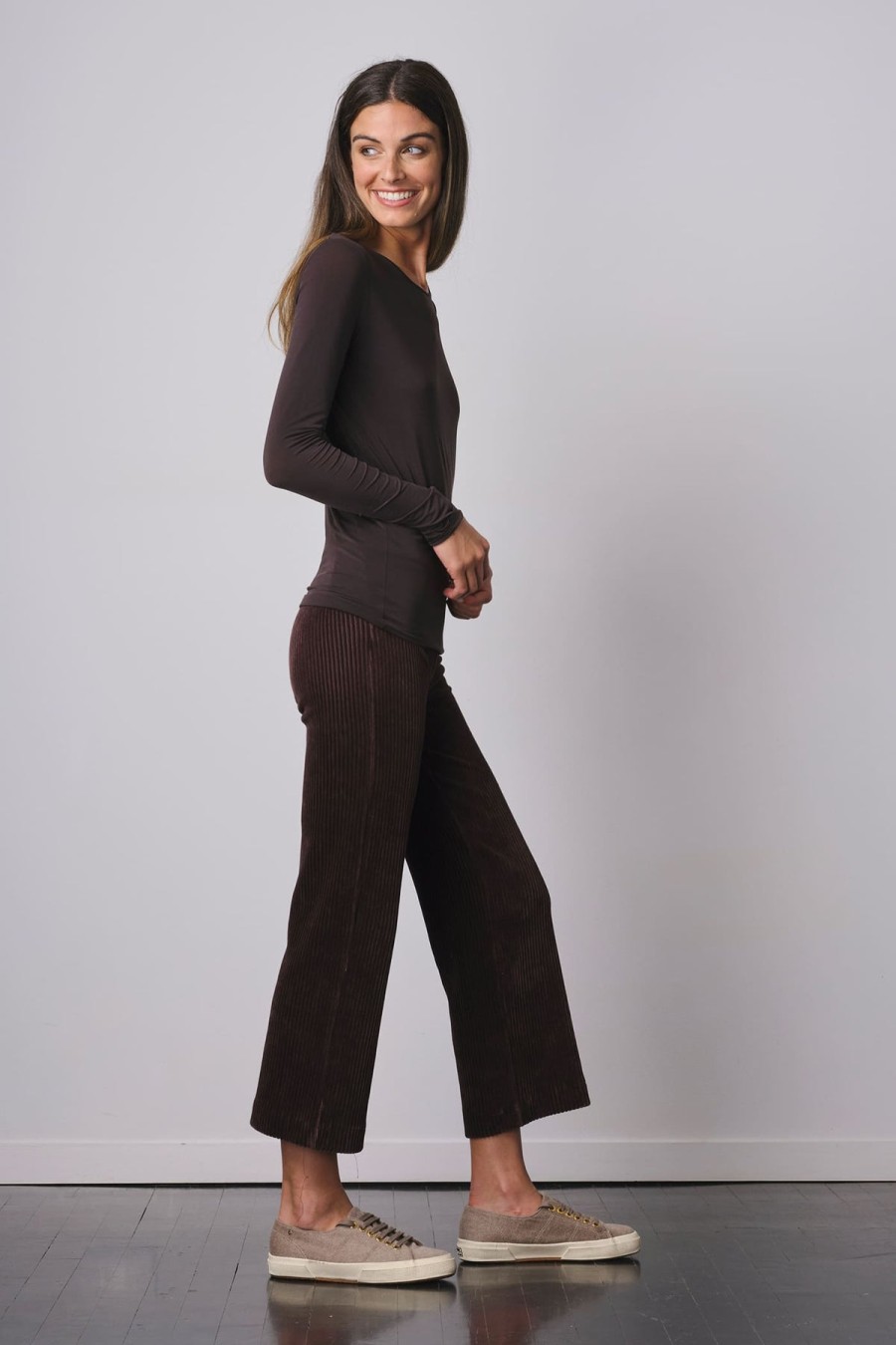 Pants | AVENUE MONTAIGNE Alex Corduroy Brown