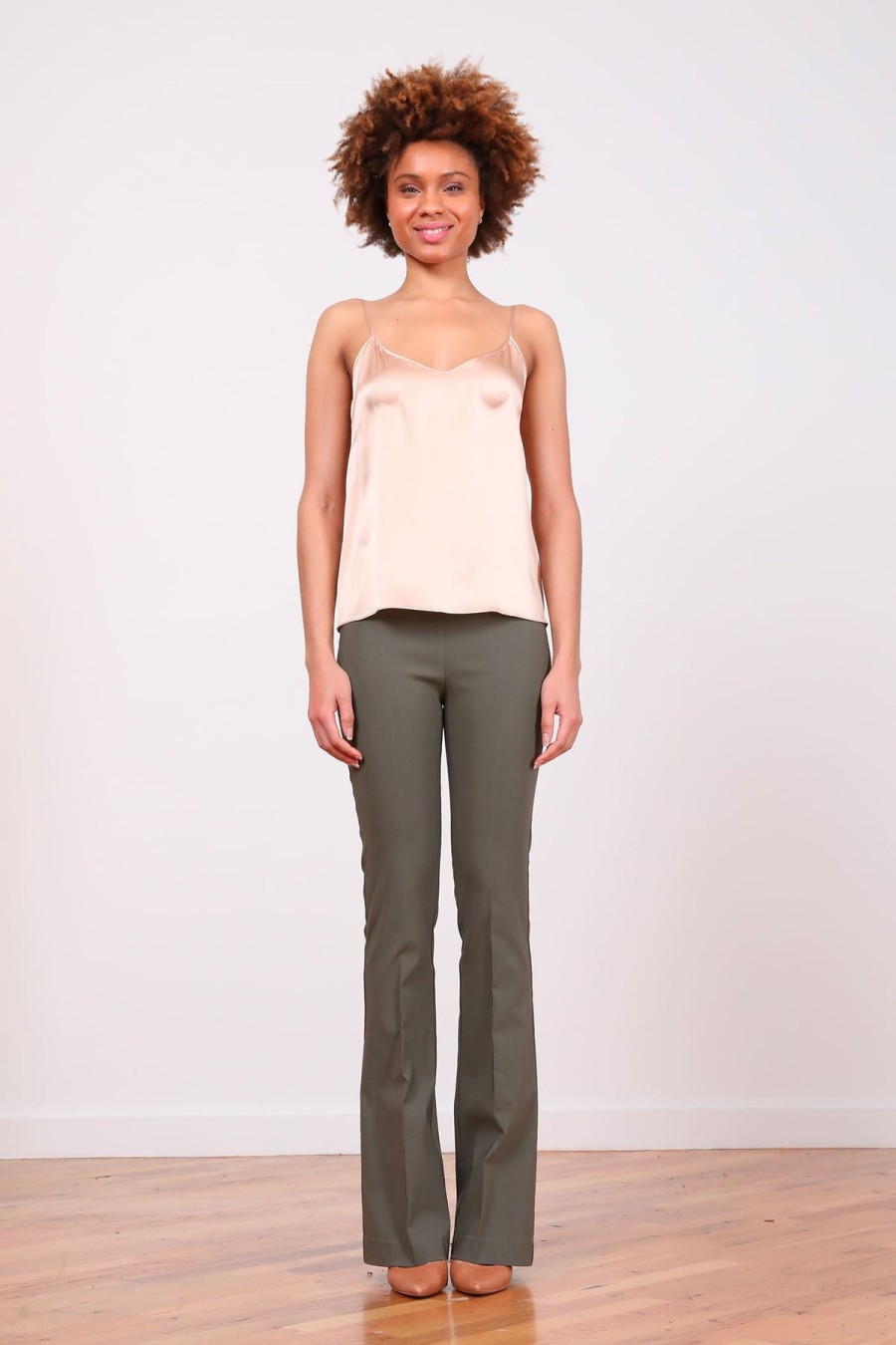 Pants | AVENUE MONTAIGNE Bellini Signature Olive Green