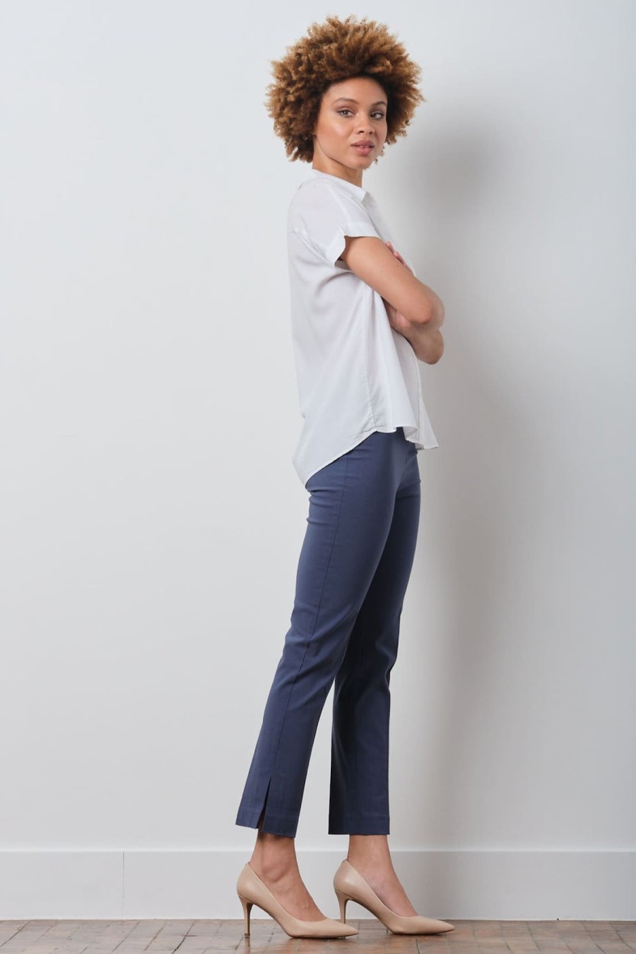 Pants | AVENUE MONTAIGNE Peggy Signature Hale Navy