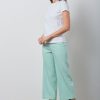 Pants | AVENUE MONTAIGNE Alex Linen Mint