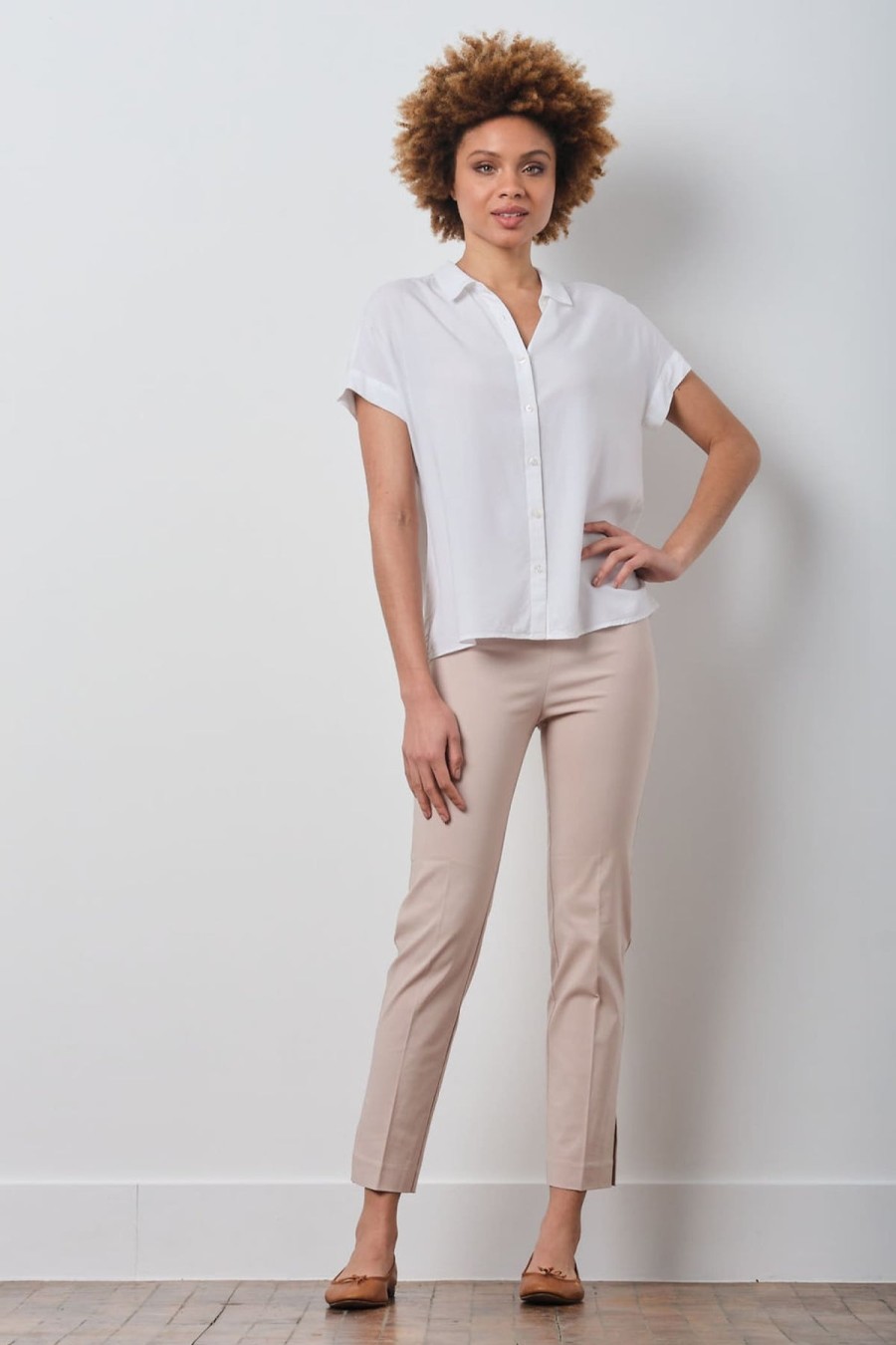 Pants | AVENUE MONTAIGNE Peggy Signature Blush