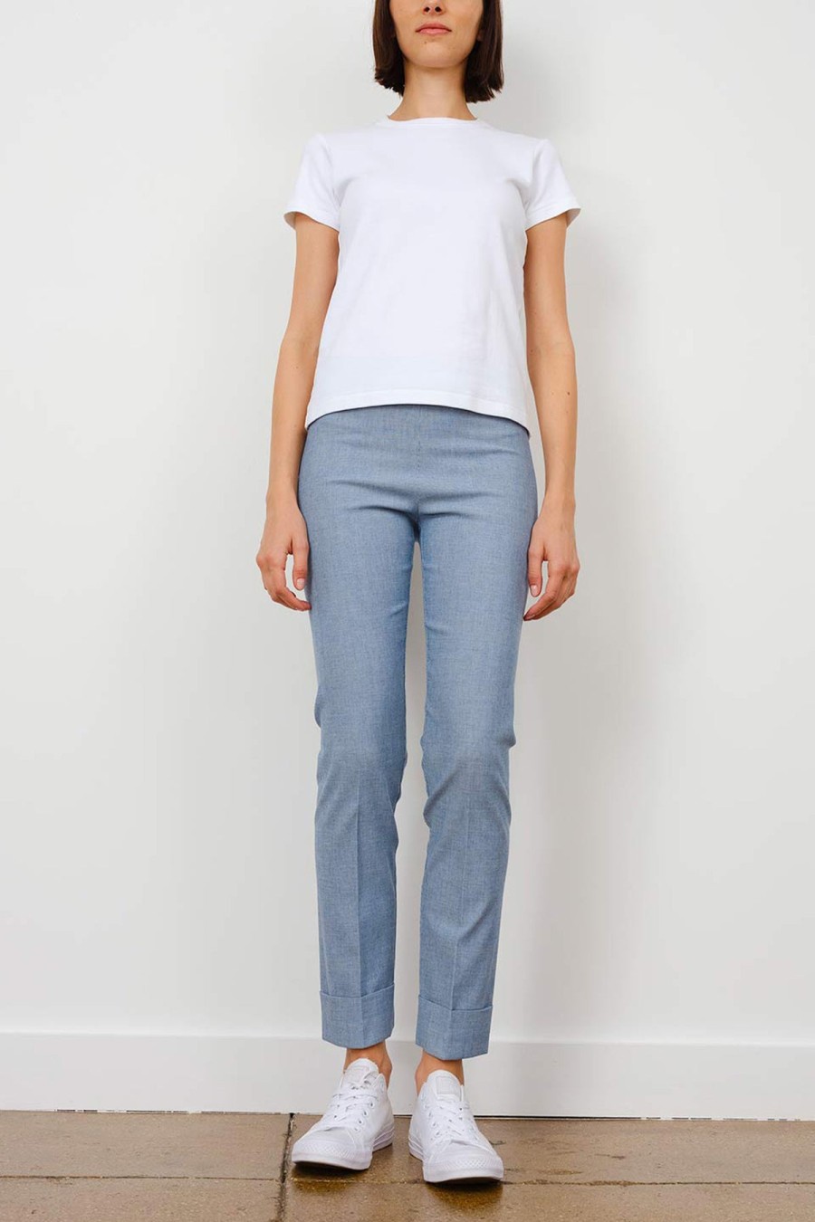 Pants | AVENUE MONTAIGNE Franco Screen Blue