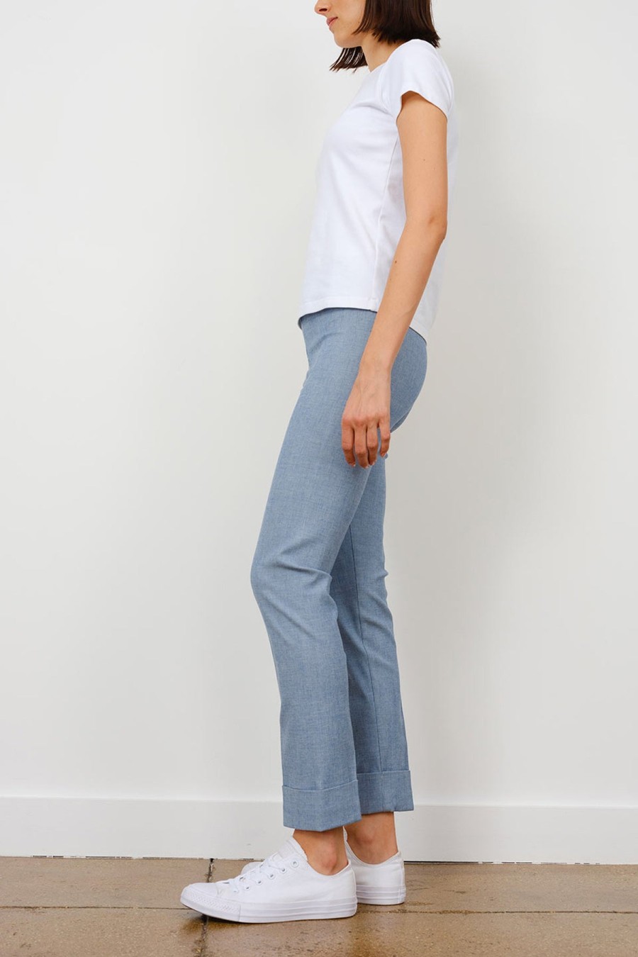 Pants | AVENUE MONTAIGNE Franco Screen Blue