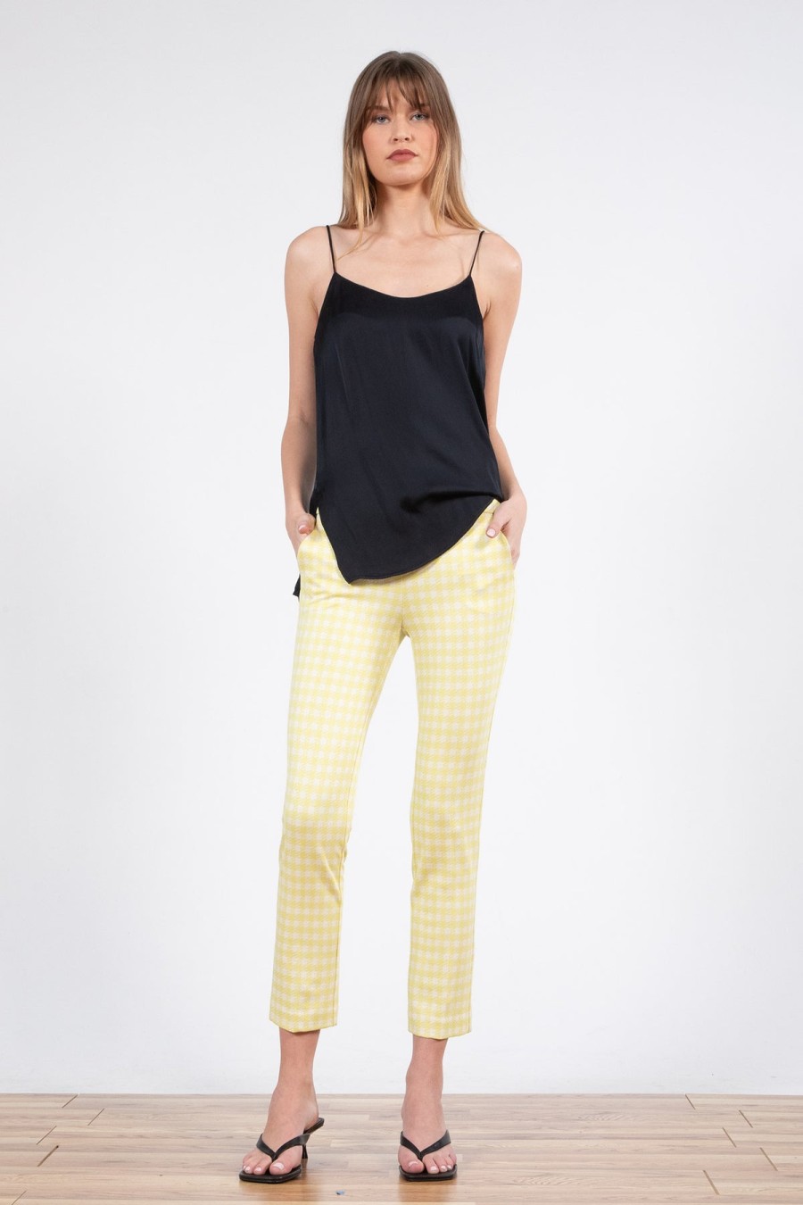 Pants | AVENUE MONTAIGNE Lulu Grid Check