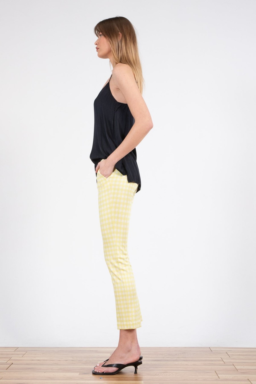 Pants | AVENUE MONTAIGNE Lulu Grid Check