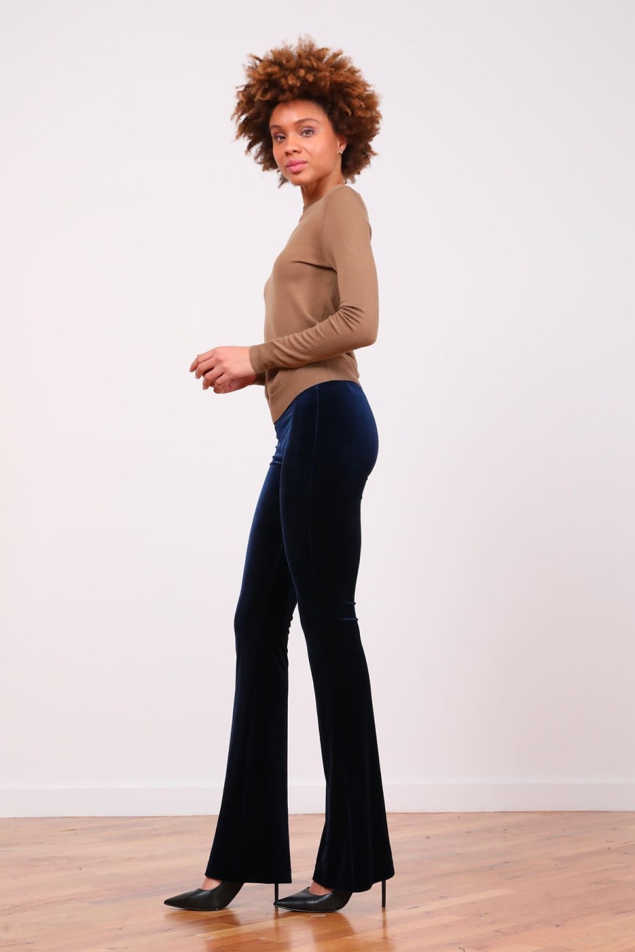 Pants | AVENUE MONTAIGNE Bellini Velvet Navy