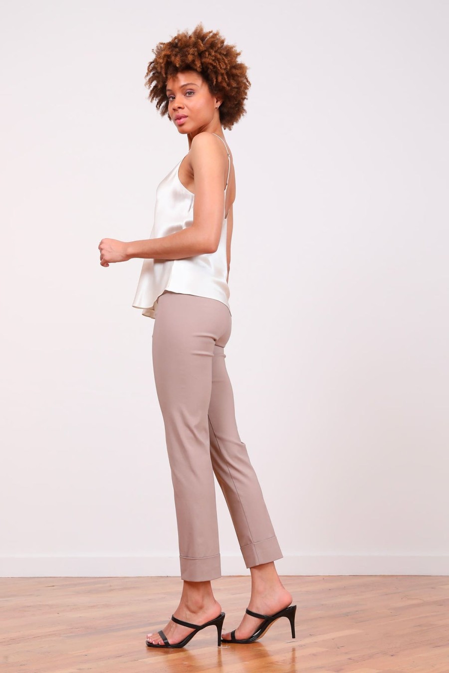 Pants | AVENUE MONTAIGNE Franco Signature Cappuccino