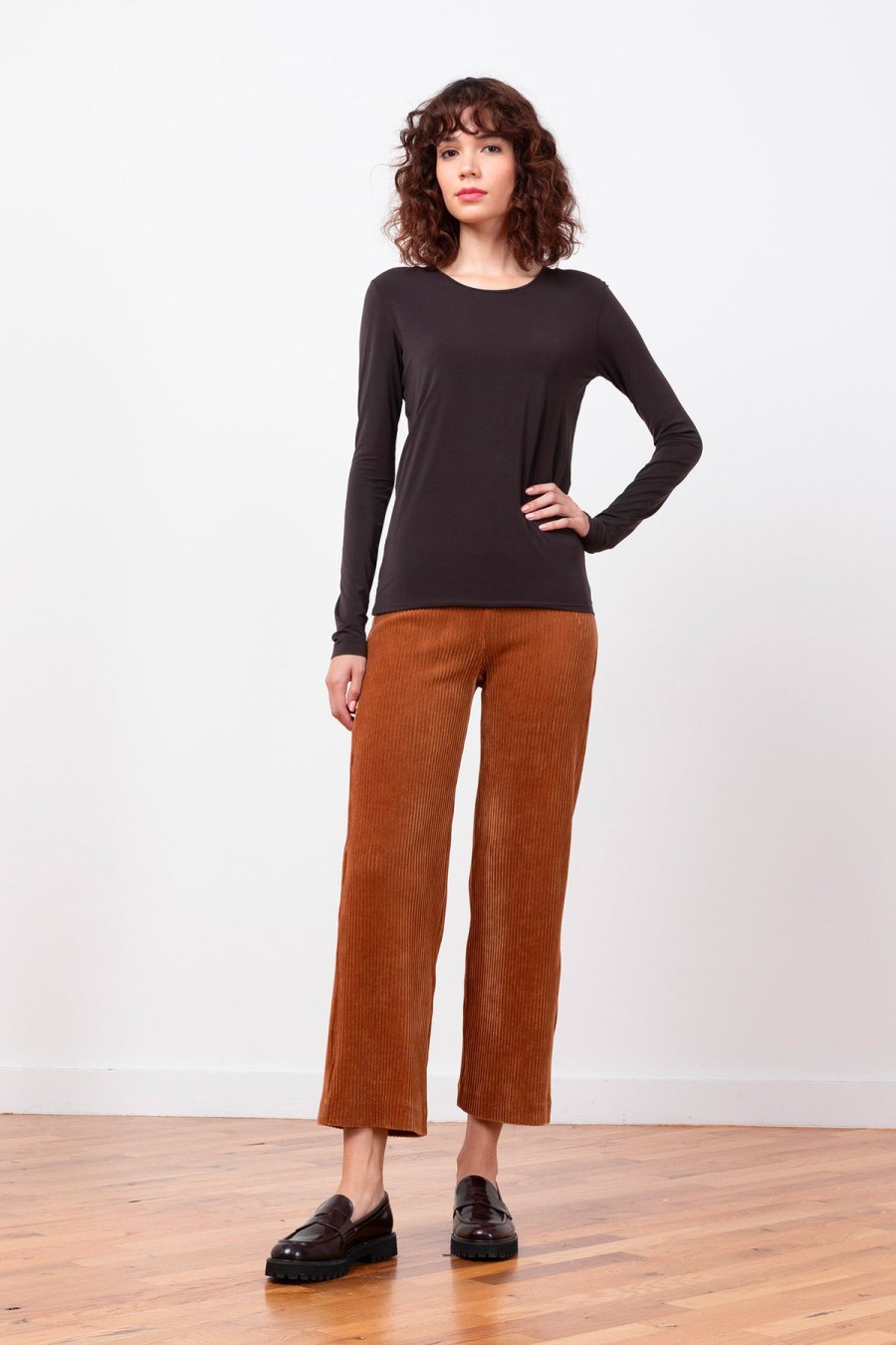 Pants | AVENUE MONTAIGNE Alex Corduroy Cognac