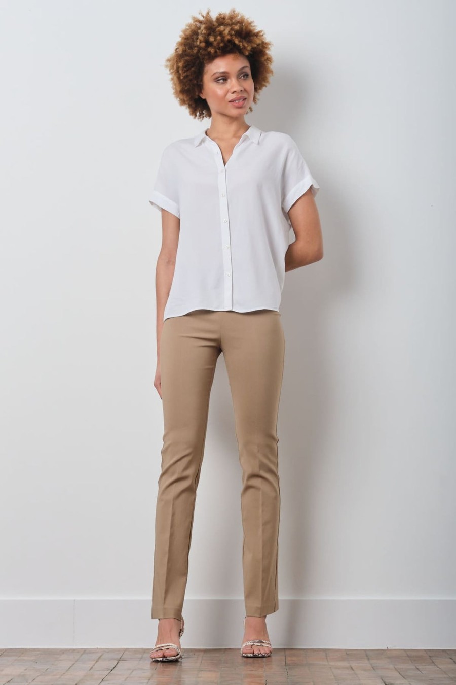 Pants | AVENUE MONTAIGNE Becca Signature Camel