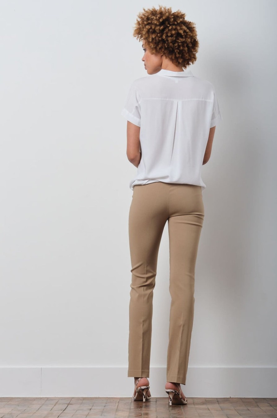 Pants | AVENUE MONTAIGNE Becca Signature Camel