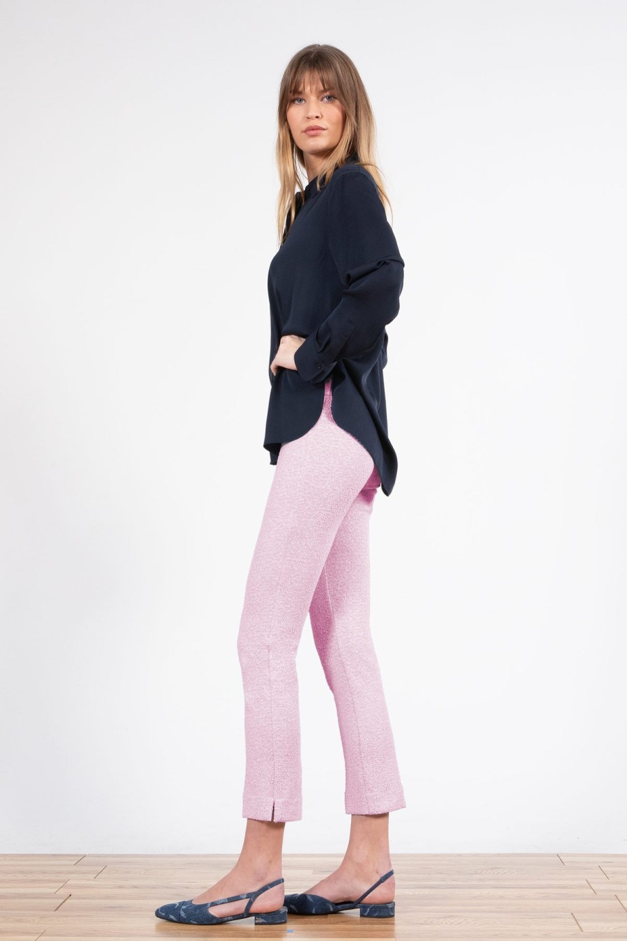 Pants | AVENUE MONTAIGNE Brigitte Boucle Powder