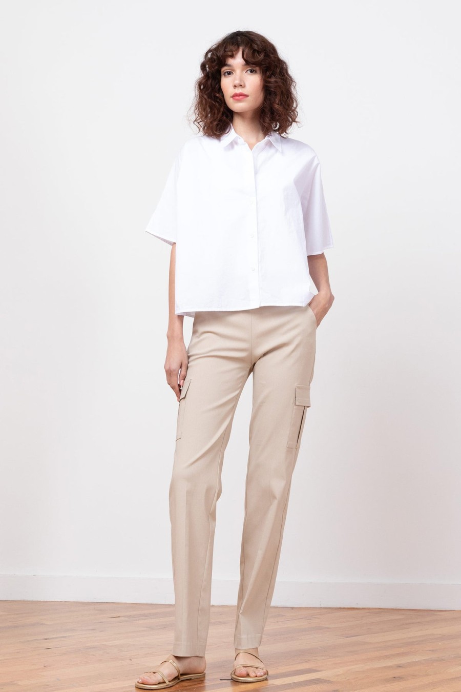 Pants | AVENUE MONTAIGNE Kool Signature Beige