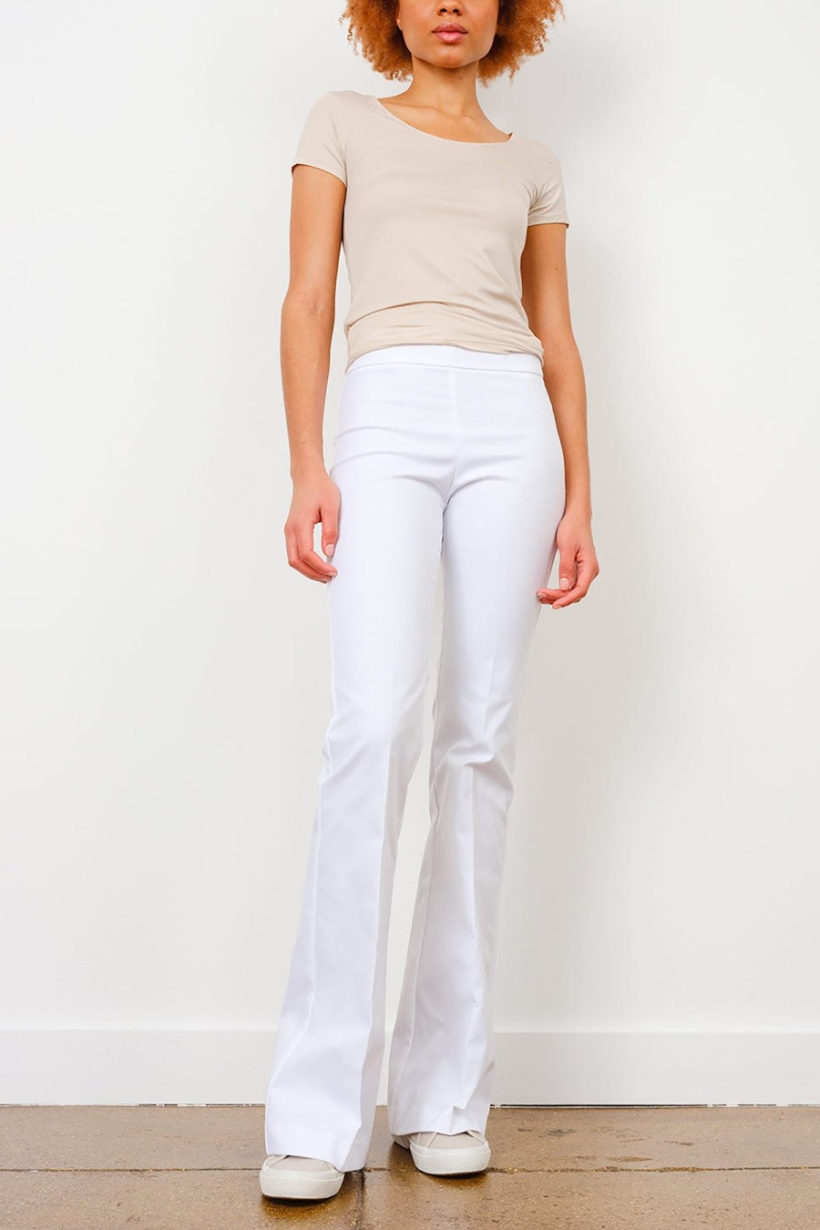 Pants | AVENUE MONTAIGNE Bellini White Stretch