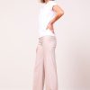 Pants | AVENUE MONTAIGNE Flavia Linen Oatmeal