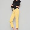 Pants | Avenue Montaigne Brigitte Check Yellow