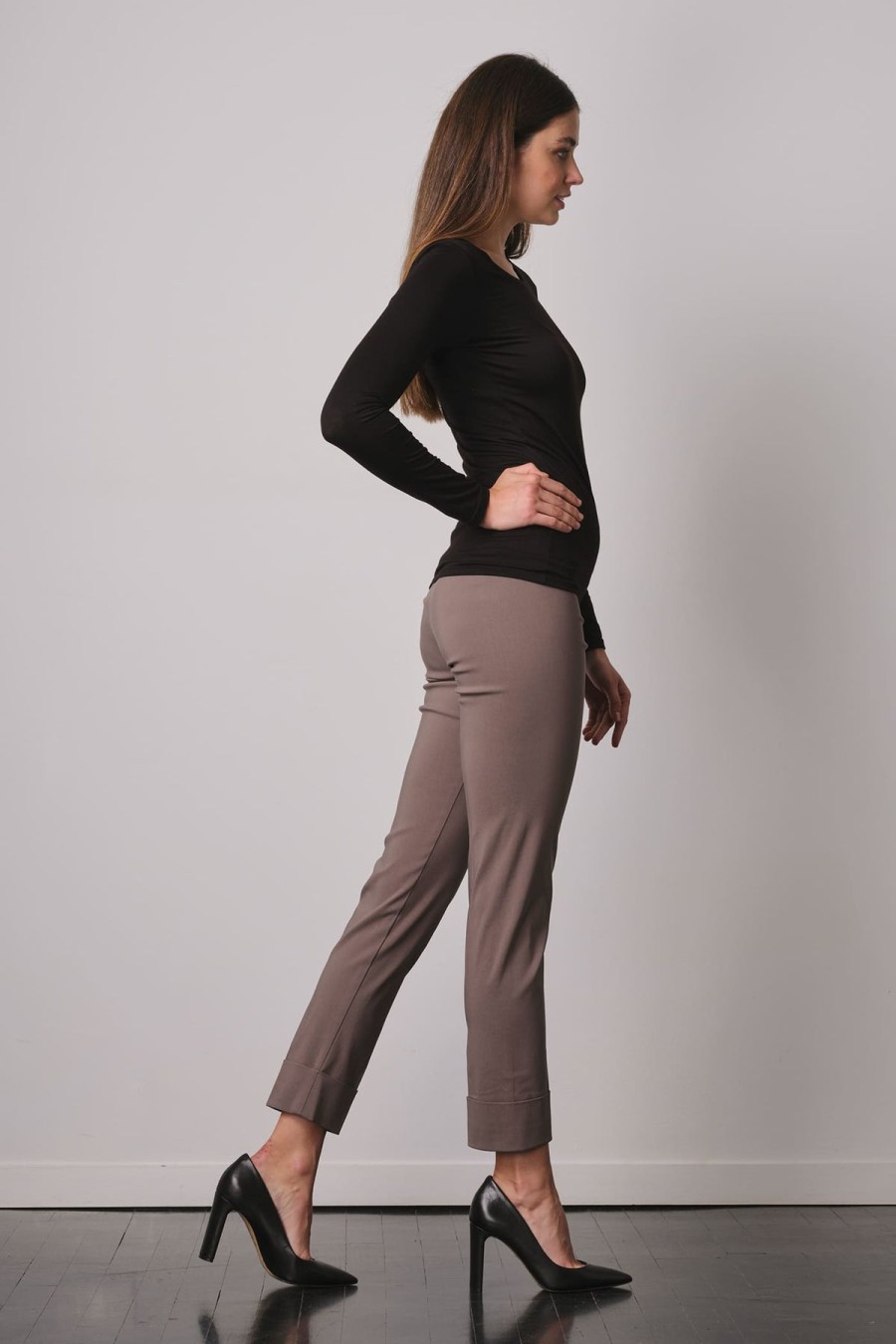 Pants | AVENUE MONTAIGNE Franco Signature Taupe