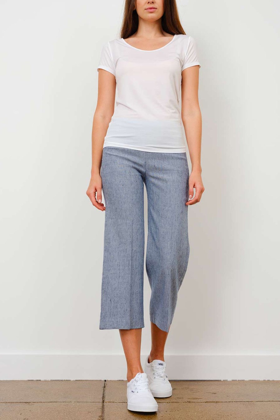 Pants | AVENUE MONTAIGNE Alex Linen Denim