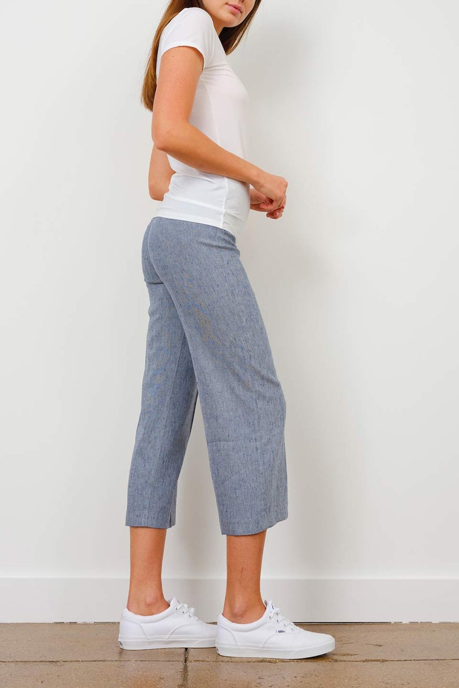 Pants | AVENUE MONTAIGNE Alex Linen Denim