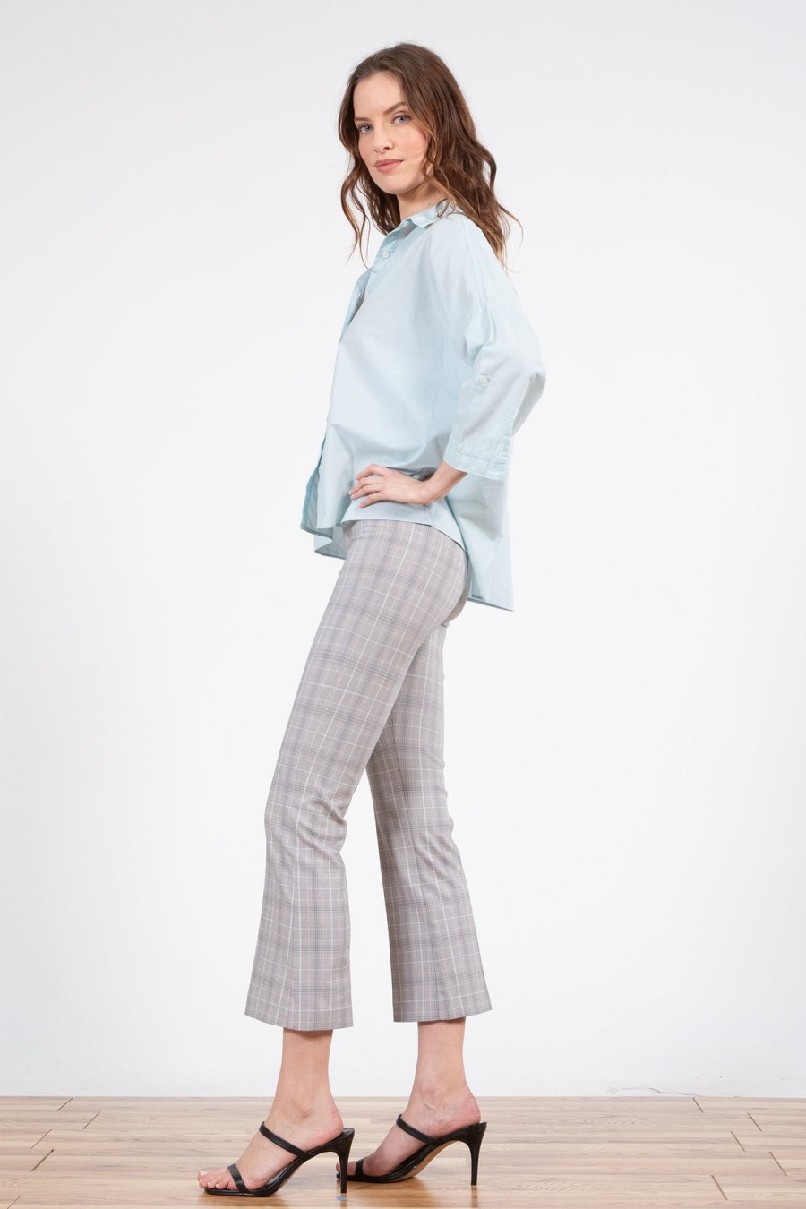 Pants | AVENUE MONTAIGNE Leo Madras Blue