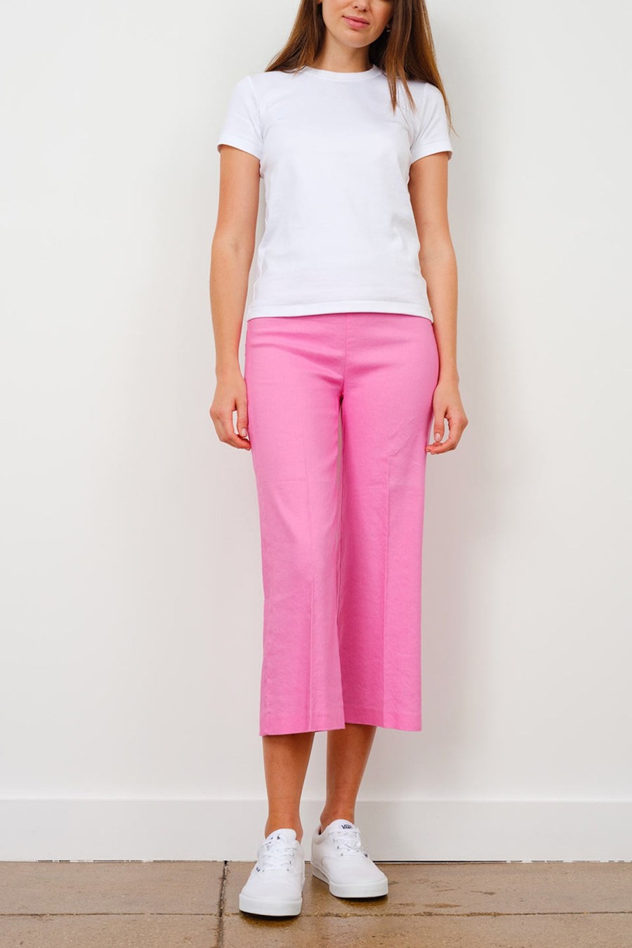 Pants | Avenue Montaigne Alex Linen Rose