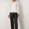 Pants | AVENUE MONTAIGNE Georges Pleather Black