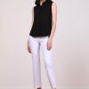 Pants | AVENUE MONTAIGNE Leo Jacquard White