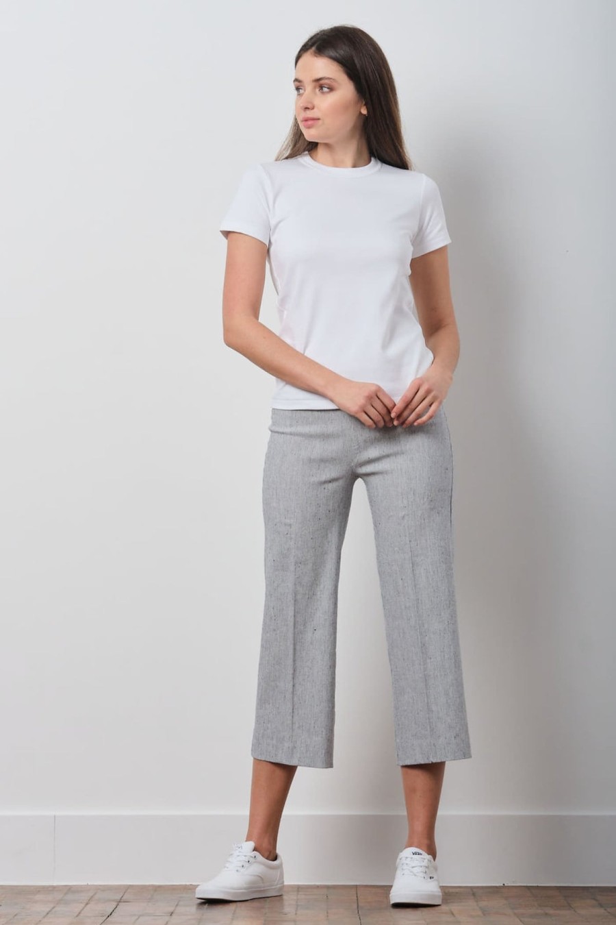 Pants | AVENUE MONTAIGNE Alex Linen Stripes Hairline