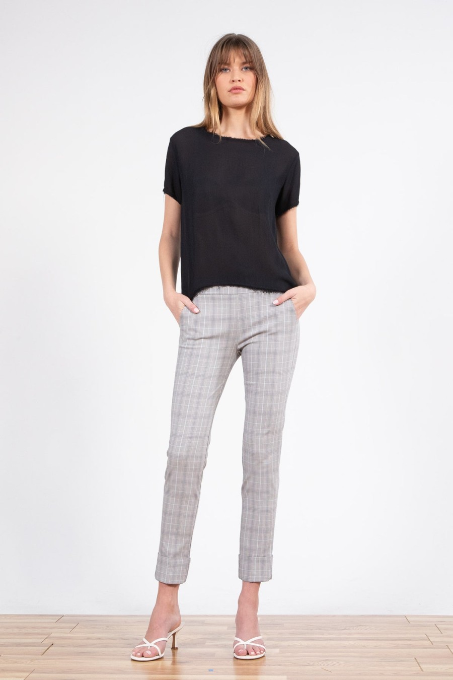 Pants | AVENUE MONTAIGNE Ben Madras Plaid