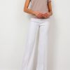 Pants | AVENUE MONTAIGNE Flavia Linen White