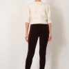 Pants | AVENUE MONTAIGNE Pull On Skinny Velvet Brown